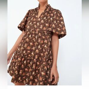 Tuckernuck, Crawford Dress, Size L, Rosewood Chintz